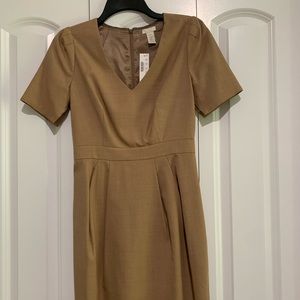 J. Crew Memo Dress Super 120s Wool Career Dress